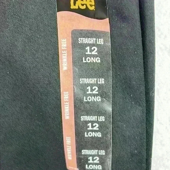 Lee Women’s Jeans Size 12L Black Straight Leg Mid Rise NWT - Picture 4 of 10